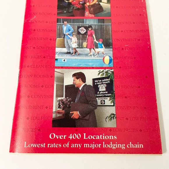 Vintage 1986 Motel 6 Nationwide Directory Brochure  Pamphlet Summer Edition - Picture 6 of 16